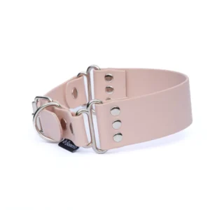 obroża szeroka beżowa