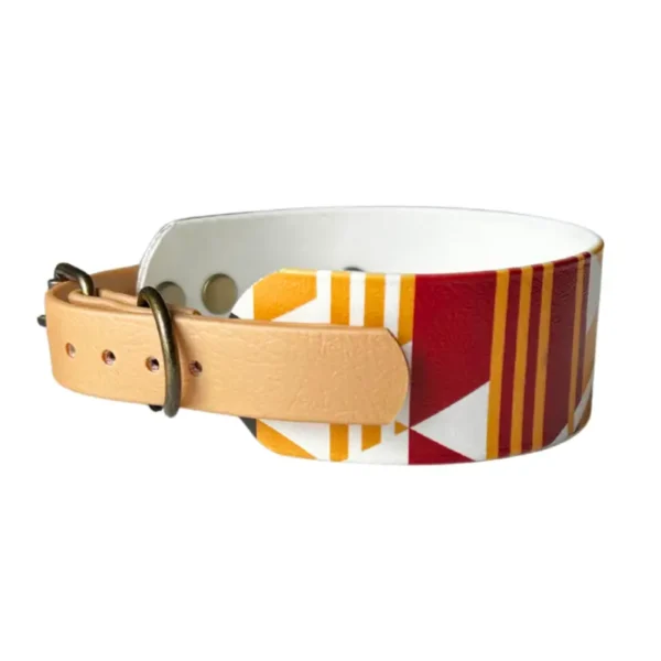 Obroża dla charta z BioThane "Modern" 38mm - obrazek 2