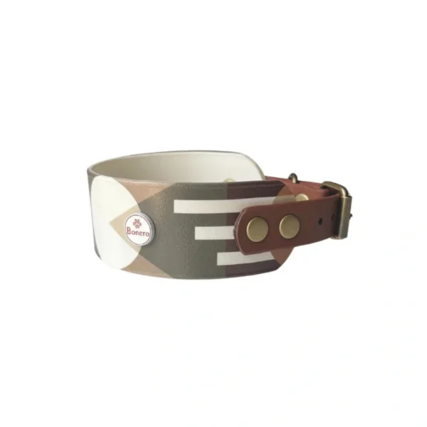 Obroża dla charta z BioThane® Vintage 38mm
