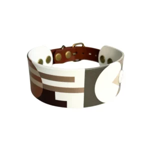 Obroża dla charta z BioThane® Vintage 38mm
