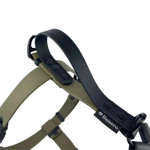 Szelki z BioThane® Guard oliwkowe - obrazek 4