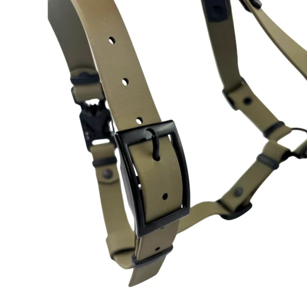 Szelki z BioThane® Guard oliwkowe - obrazek 6