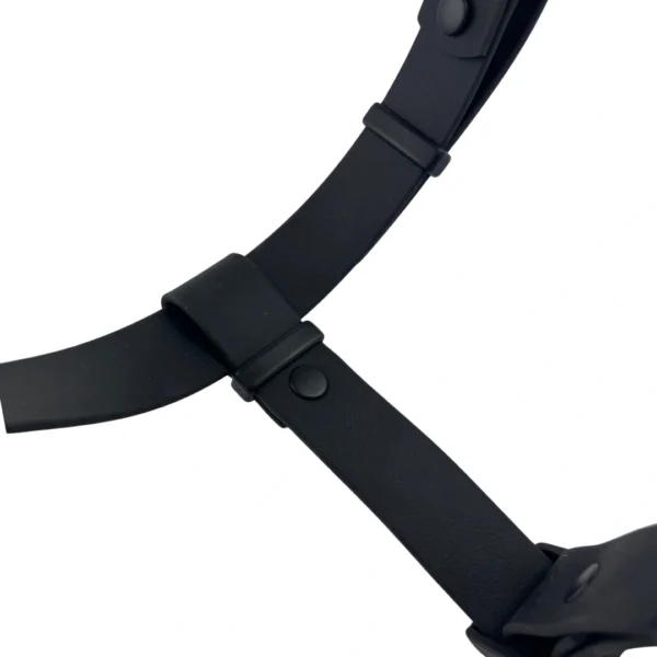 Szelki z BioThane® Guard czarne - obrazek 3