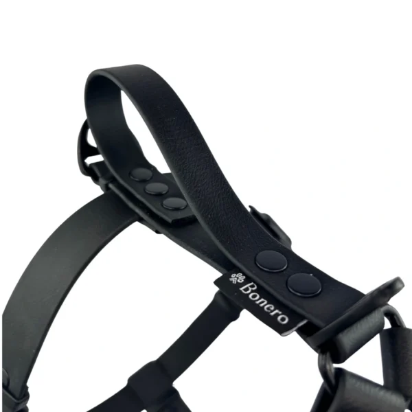 Szelki z BioThane® Guard czarne - obrazek 5