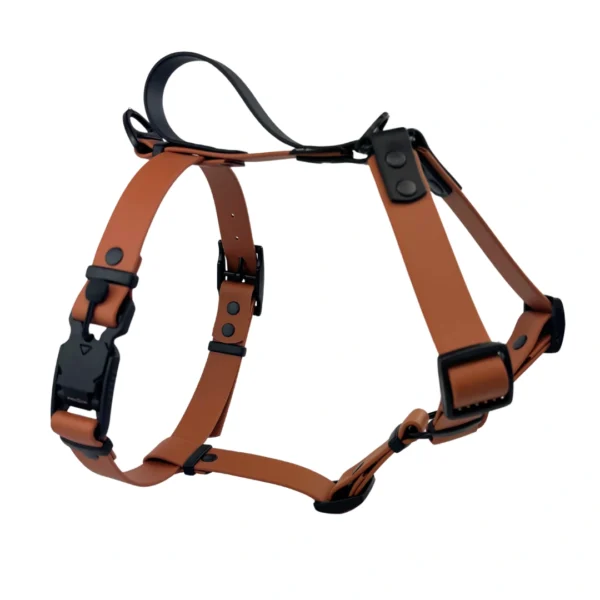 Szelki z BioThane Guard, regulowane z rączka