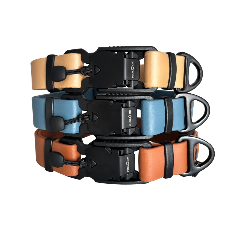 Obroża z BioThane z klamrą magnetyczną